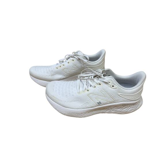 "NEW BALANCE" Women,s Fresh Form White Sneakers SZ 10 Washed Jogger Walking - Picture 4 of 10